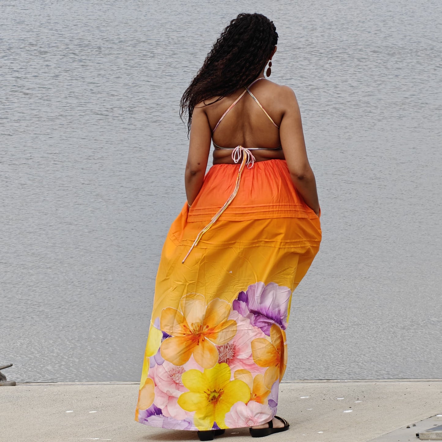 FLORA BACKLESS DRESS